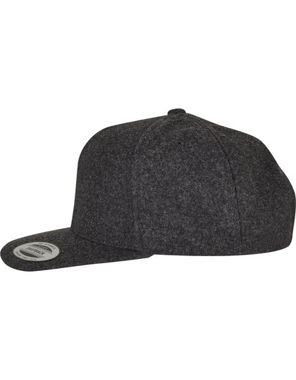 Melton Wool Snapback Cap
