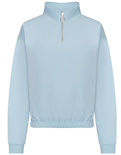 Women´s Cropped 1/4 Zip Sweat