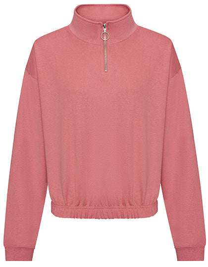 Women´s Cropped 1/4 Zip Sweat
