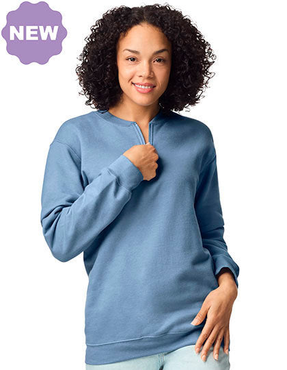 Softstyle® Midweight Adult Fleece 1/4 Zip Sweatshirt