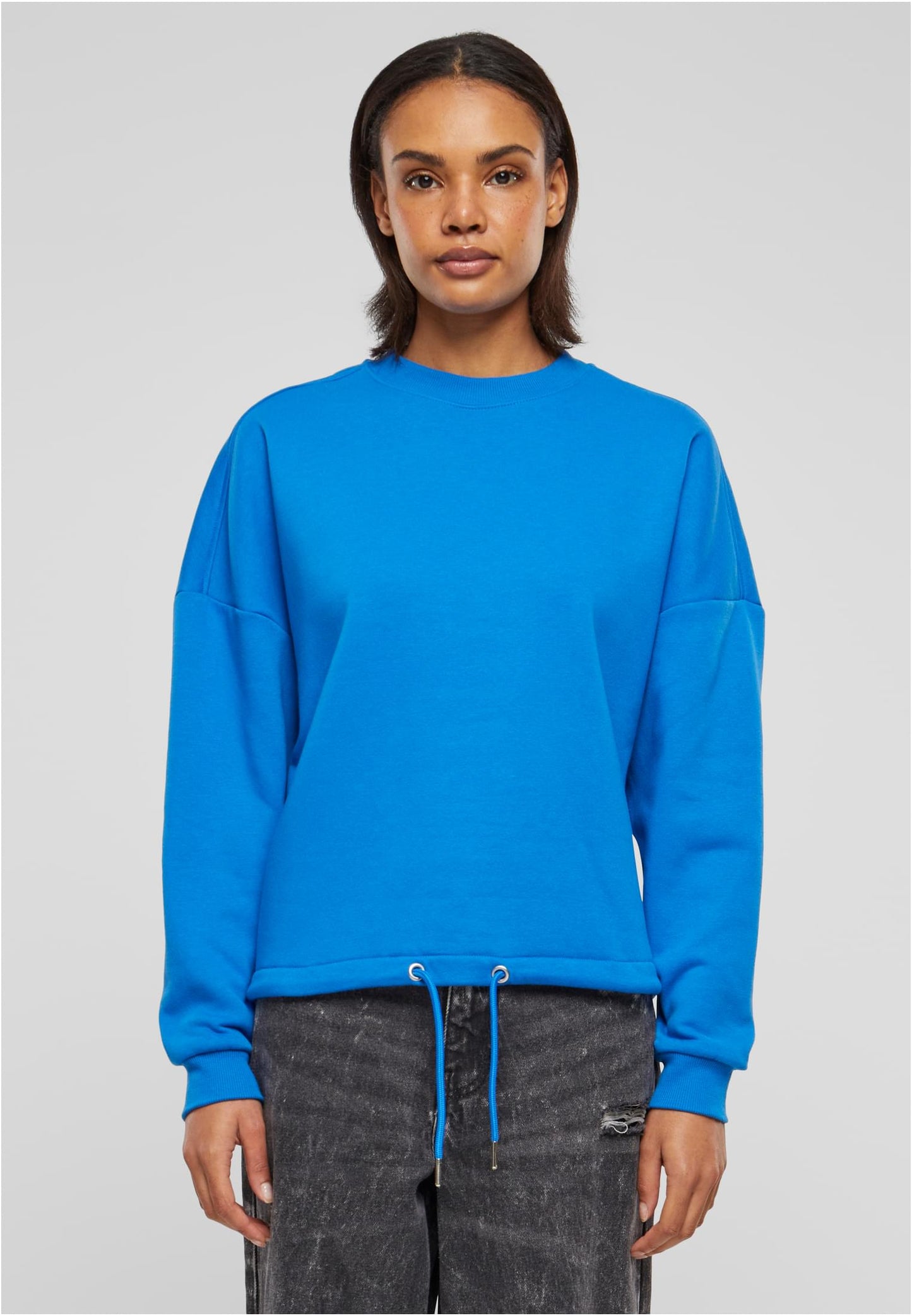 Ladies Oversized Crewneck Sweatshirt