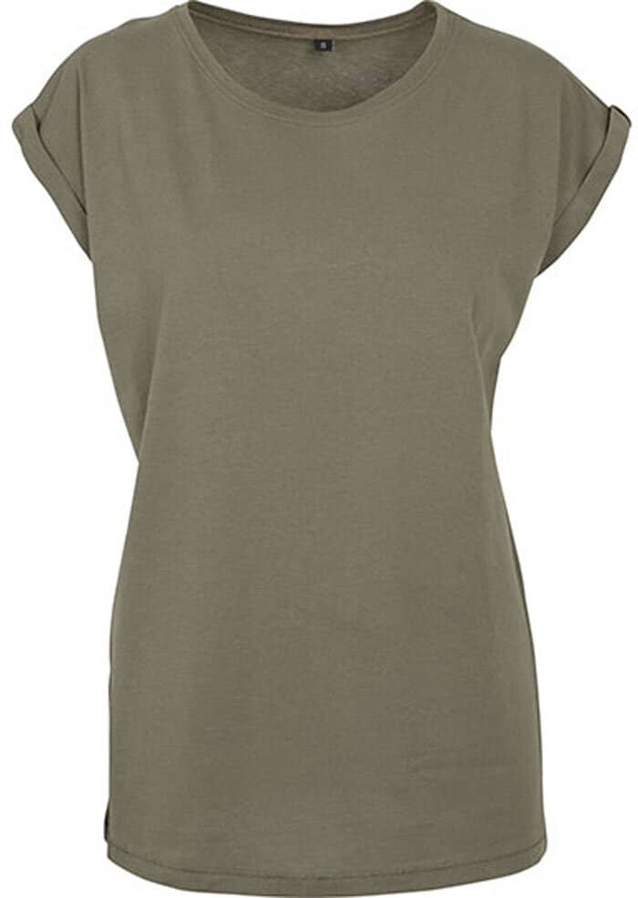 Ladies` Extended Shoulder Tee