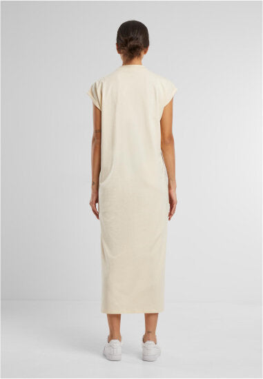 Ladies Long Extended Shoulder Dress