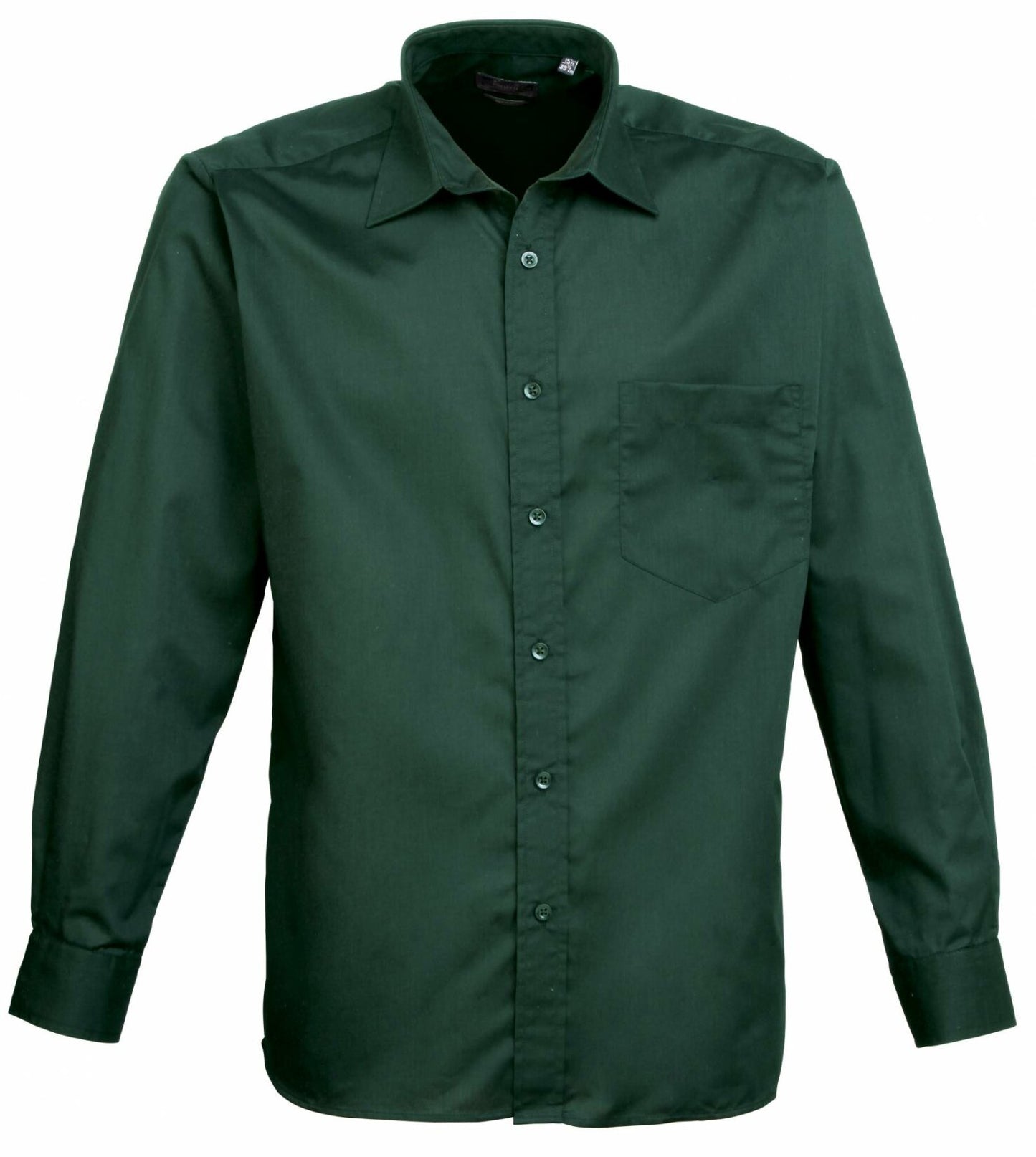 Poplin Long Sleeve Shirt (Schwarz/weiß/Grautöne)