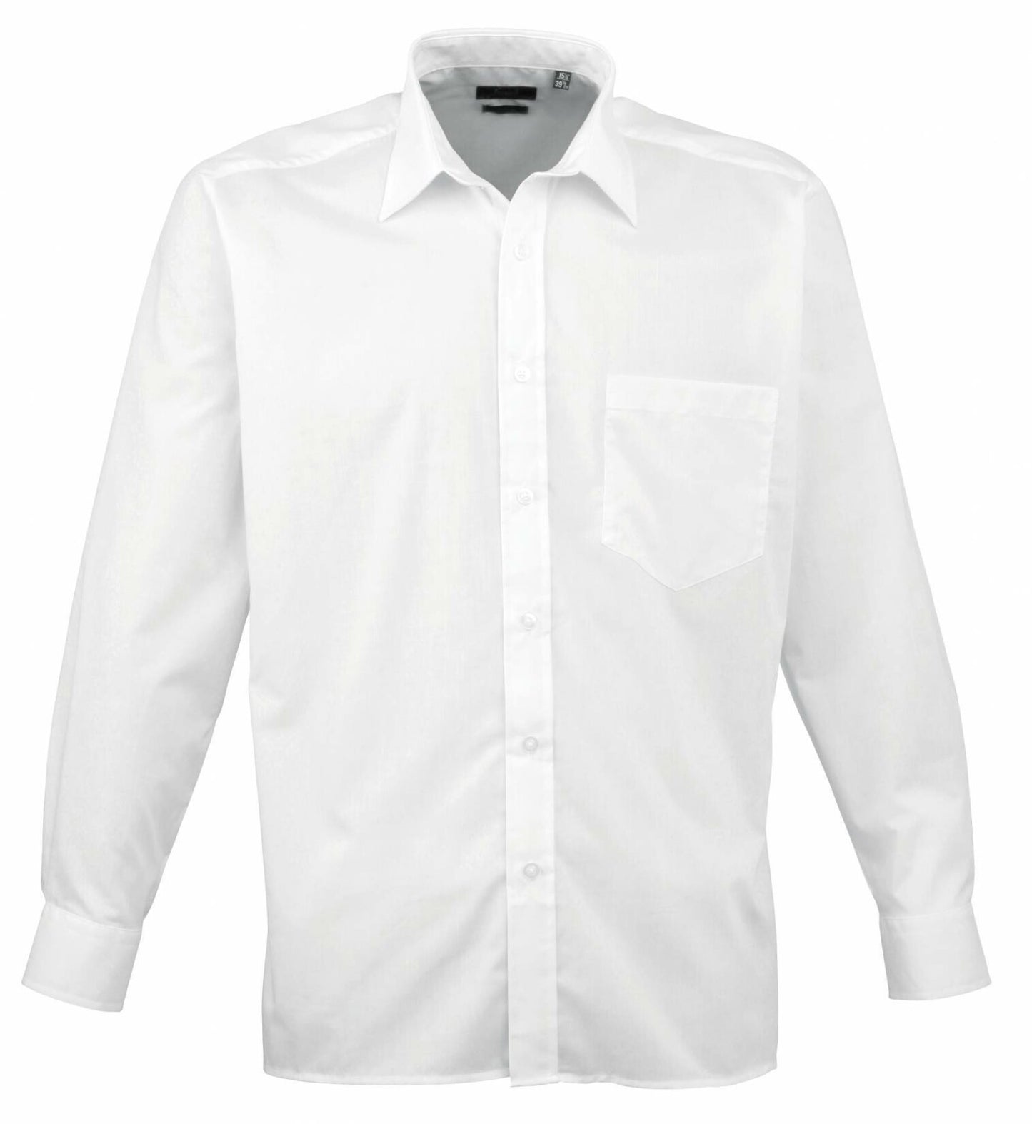Poplin Long Sleeve Shirt (Schwarz/weiß/Grautöne)
