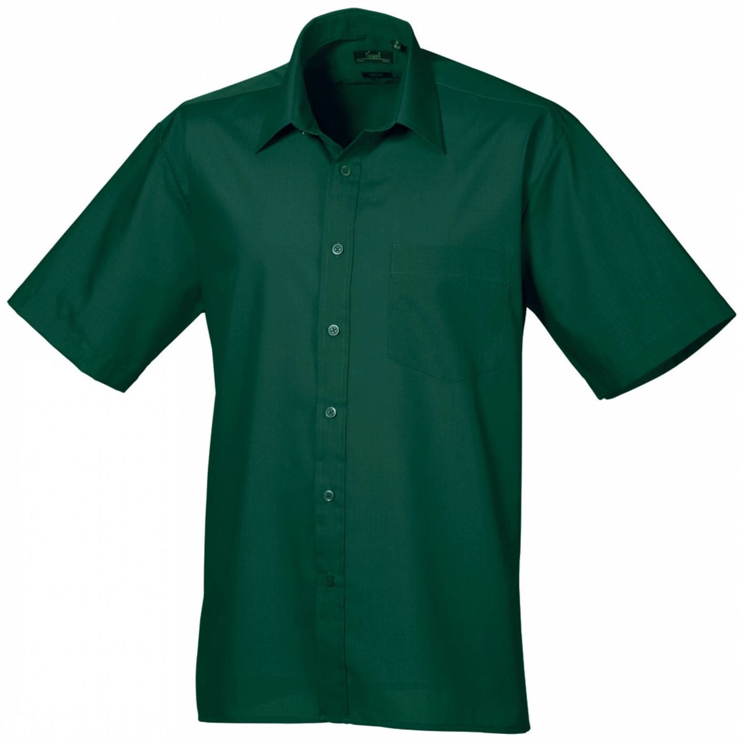Poplin Short Sleeve Shirt (Schw/Weiß/Grautöne)