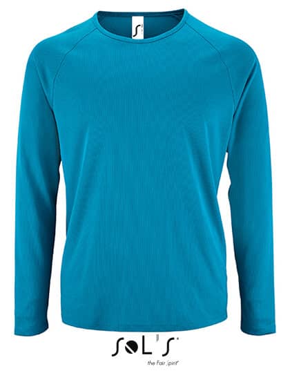 Men`s Long-Sleeve Sports T-Shirt Sporty