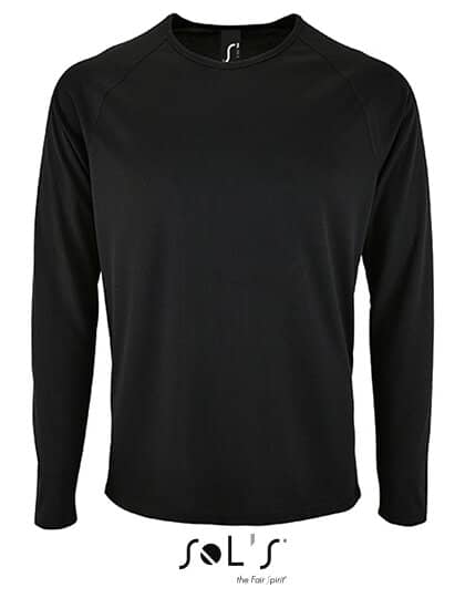 Men`s Long-Sleeve Sports T-Shirt Sporty
