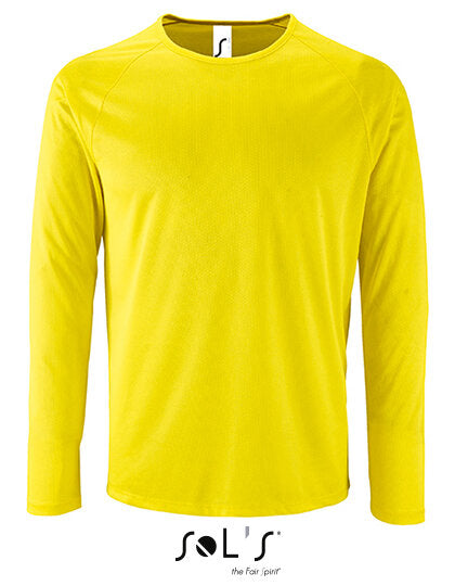 Men`s Long-Sleeve Sports T-Shirt Sporty