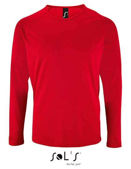 Men`s Long-Sleeve Sports T-Shirt Sporty