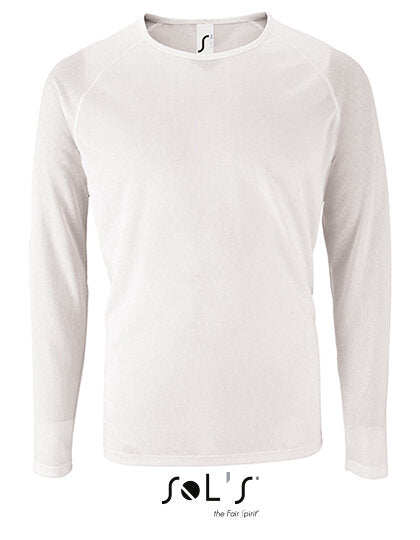 Men`s Long-Sleeve Sports T-Shirt Sporty