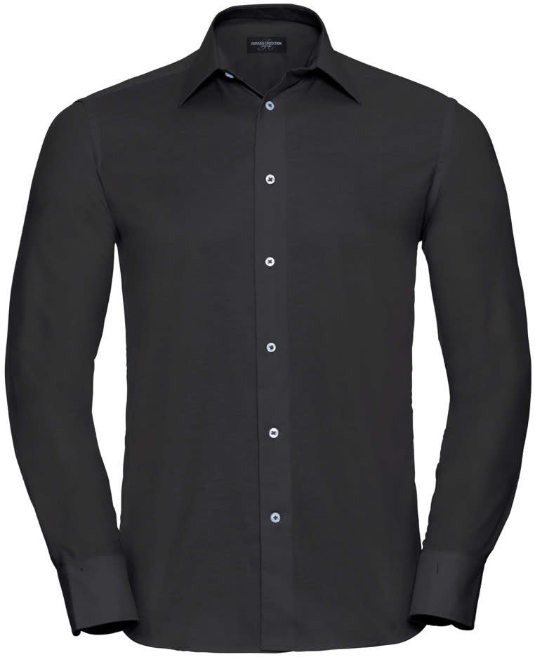 Men`s Long Sleeve Tailored Oxford Shirt