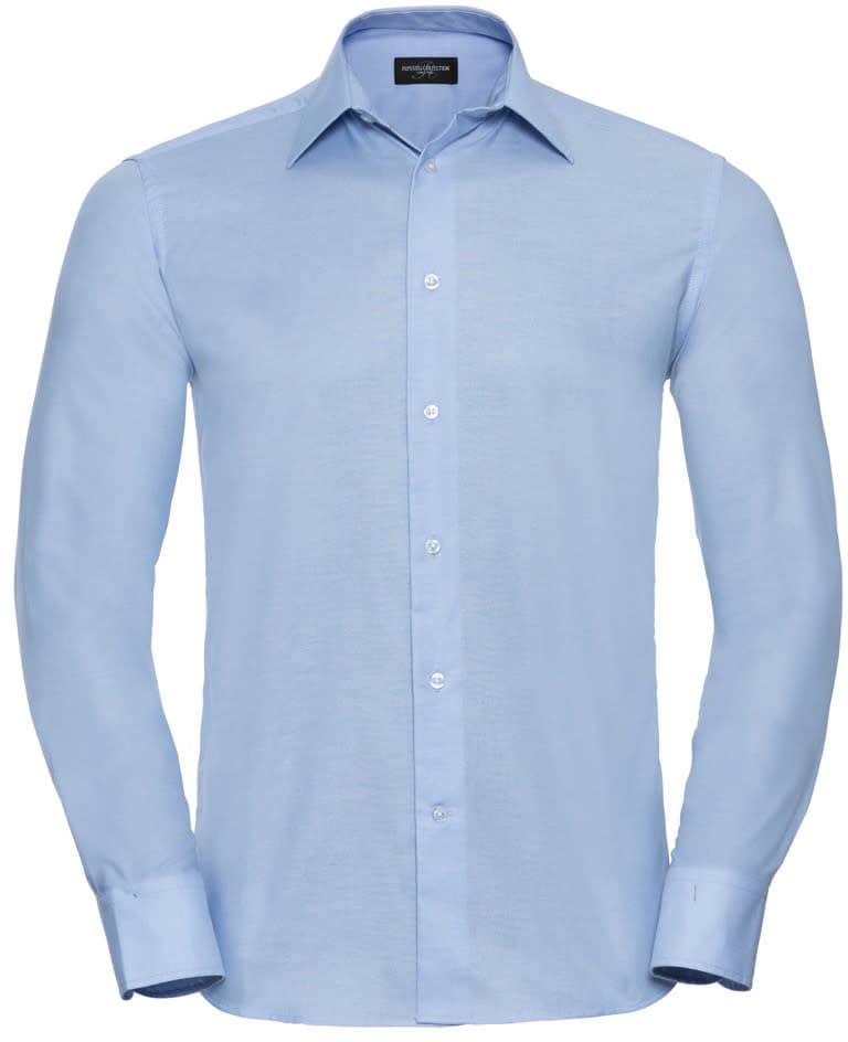 Men`s Long Sleeve Tailored Oxford Shirt