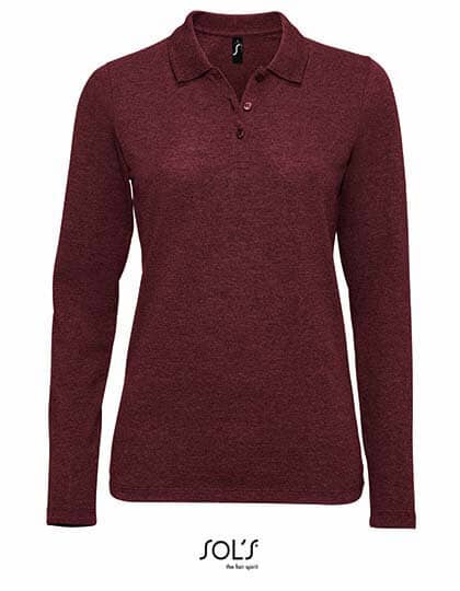 Women`s Long-Sleeve Piqué Polo Shirt Perfect