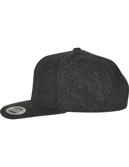 Melton Wool Snapback Cap
