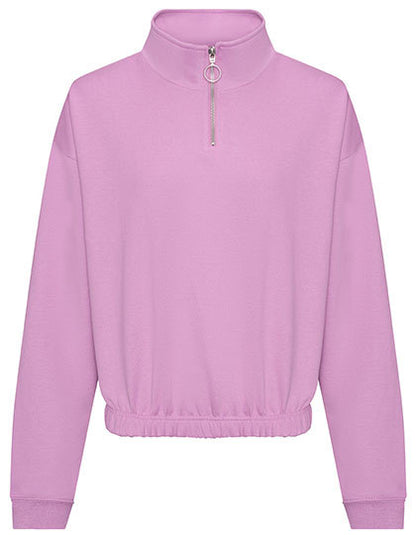 Women´s Cropped 1/4 Zip Sweat