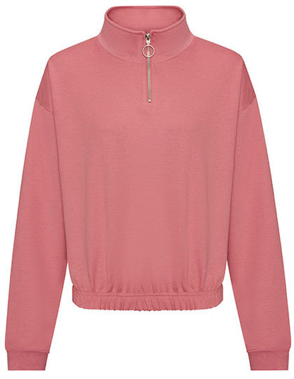 Women´s Cropped 1/4 Zip Sweat