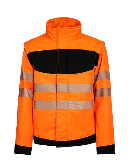 EOS Hi-Vis Workwear Softshell Jacket With Printing Area