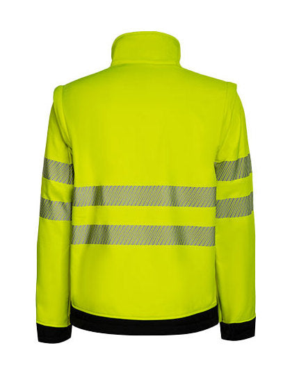 EOS Hi-Vis Workwear Softshell Jacket With Printing Area