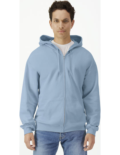 Softstyle® Midweight Fleece Adult Full Zip Hooded Sweatshirt