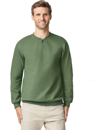 Softstyle® Midweight Adult Fleece 1/4 Zip Sweatshirt