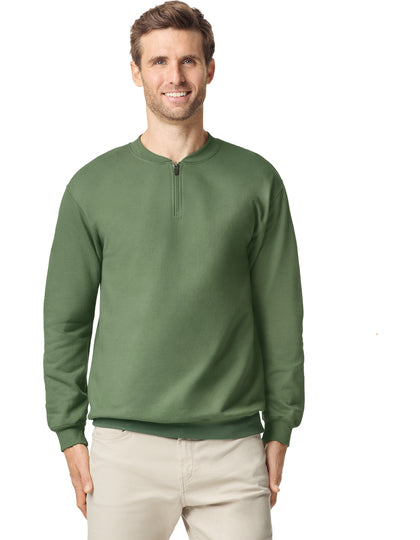 Softstyle® Midweight Adult Fleece 1/4 Zip Sweatshirt