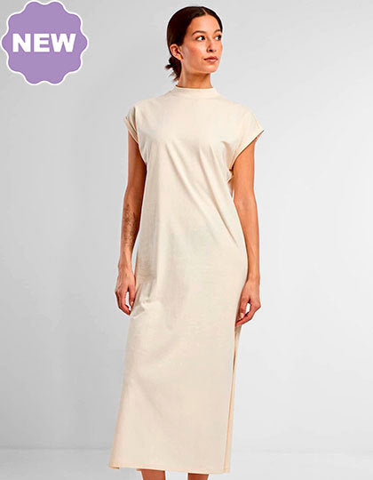 Ladies Long Extended Shoulder Dress