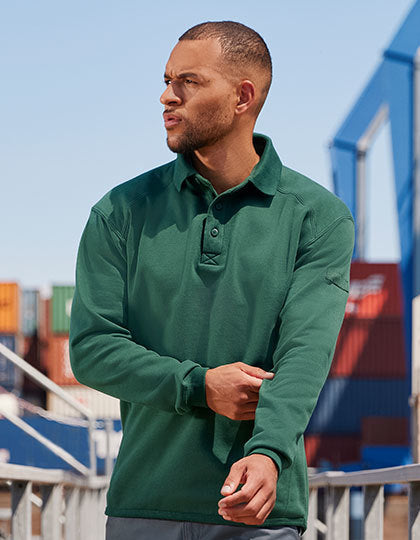 Adults' Heavy Duty Collar Sweatshirt