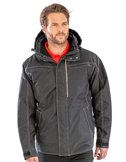 Denim Texture Rugged Jacket
