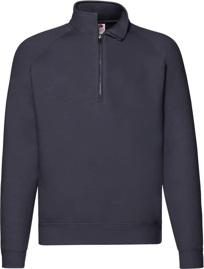 Premium Zip Neck Raglan Sweat