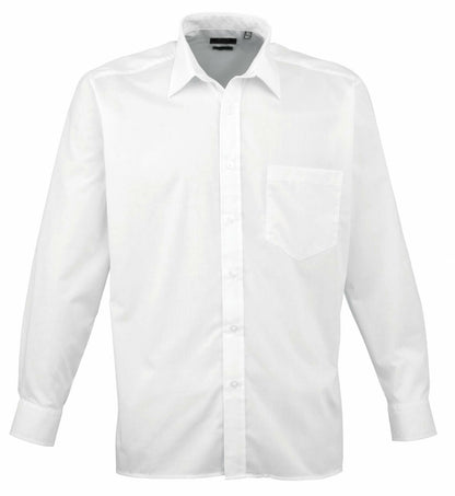Poplin Long Sleeve Shirt (Schwarz/weiß/Grautöne)
