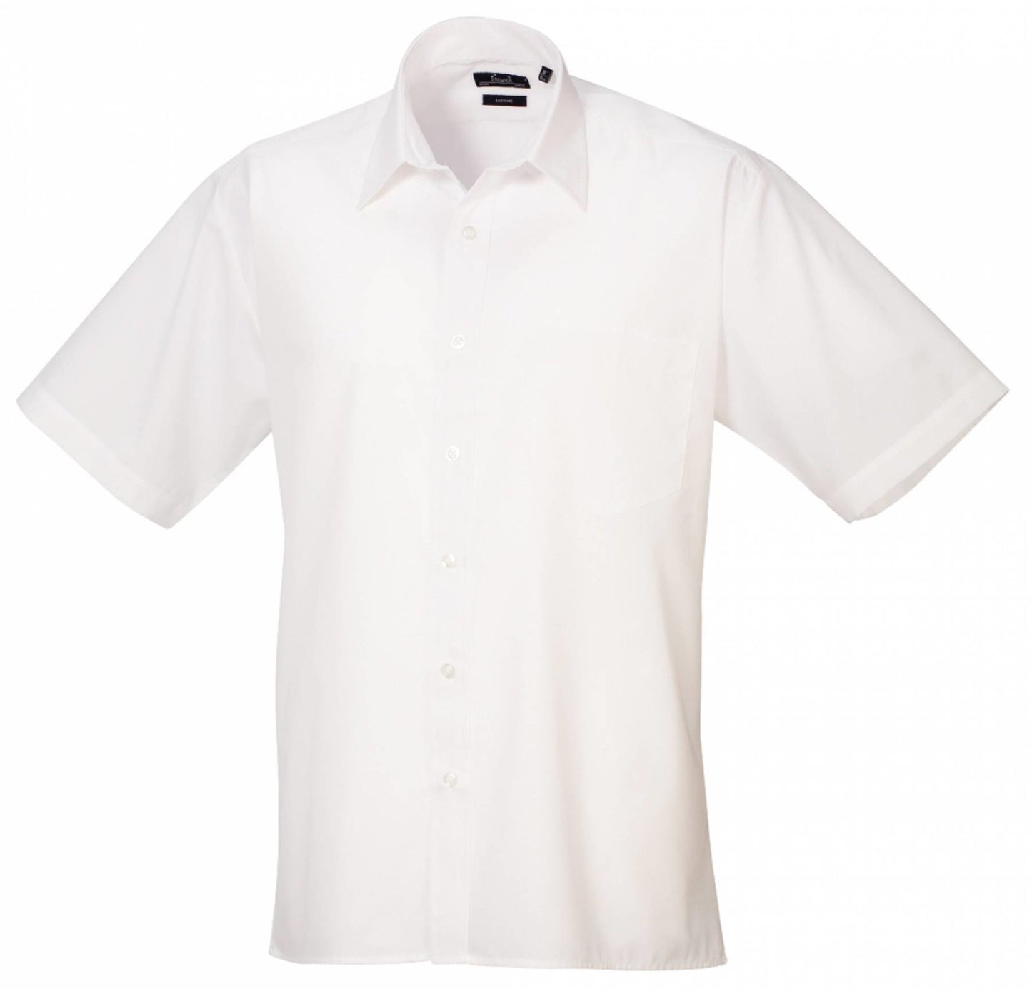 Poplin Short Sleeve Shirt (Schw/Weiß/Grautöne)