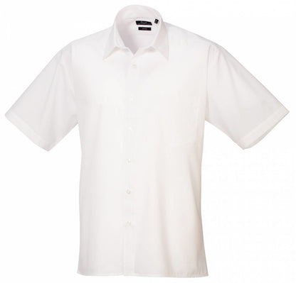 Poplin Short Sleeve Shirt (Schw/Weiß/Grautöne)