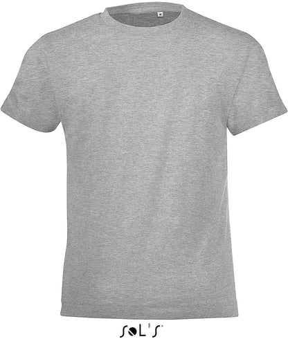 Kids` Round Collar T-Shirt Regent Fit