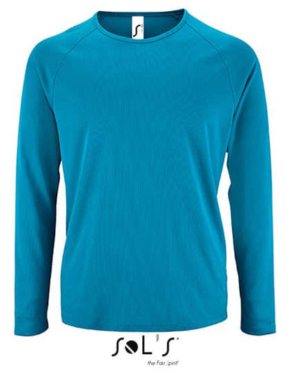 Men`s Long-Sleeve Sports T-Shirt Sporty