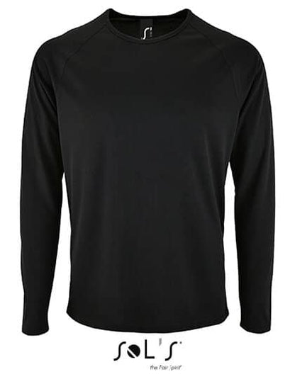 Men`s Long-Sleeve Sports T-Shirt Sporty