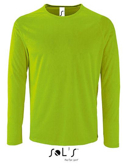 Men`s Long-Sleeve Sports T-Shirt Sporty