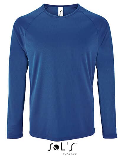 Men`s Long-Sleeve Sports T-Shirt Sporty