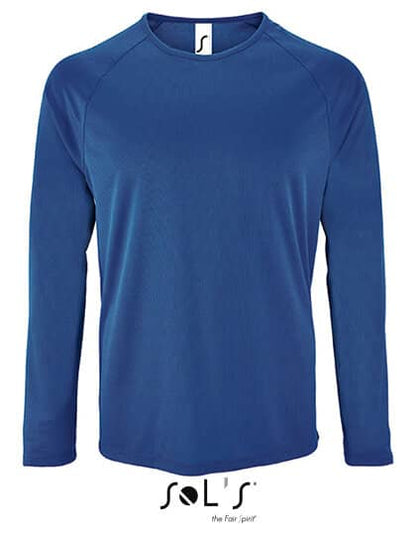 Men`s Long-Sleeve Sports T-Shirt Sporty