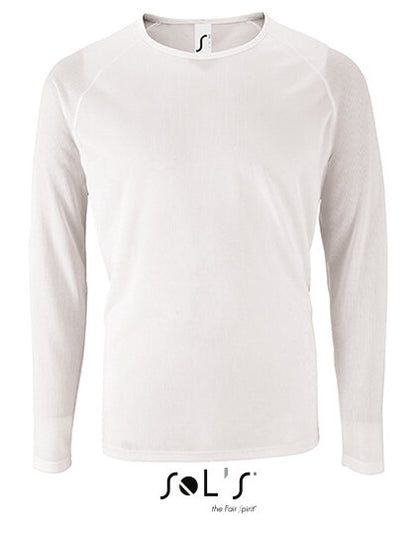 Men`s Long-Sleeve Sports T-Shirt Sporty