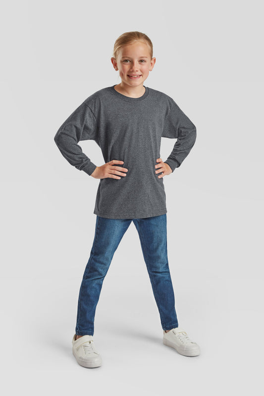Kids Long Sleeve Valueweight T
