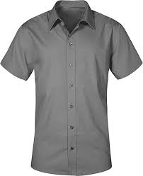 Poplin Short Sleeve Shirt (Schw/Weiß/Grautöne)
