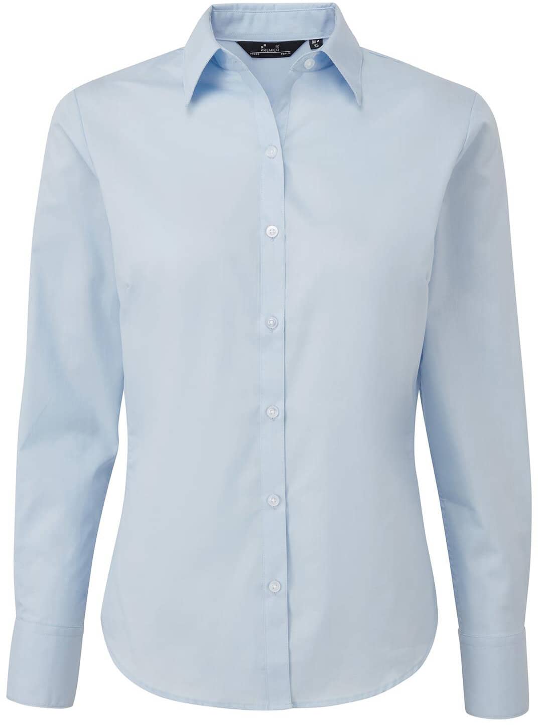 Women´s Poplin Long Sleeve Blouse XXS-2XL