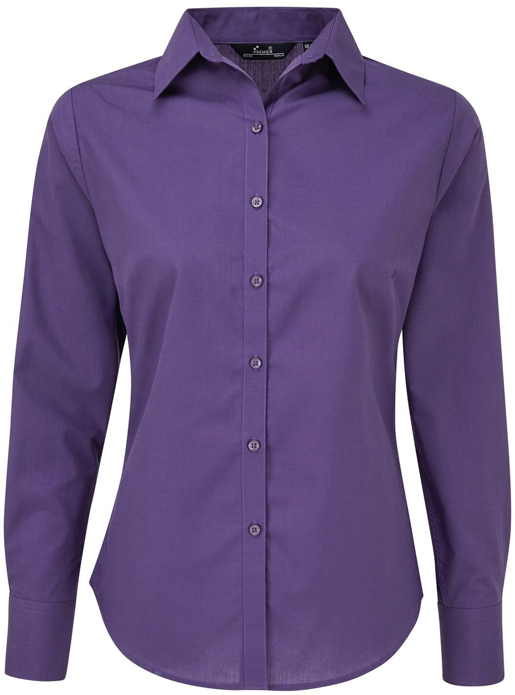 Women´s Poplin Long Sleeve Blouse XXS-2XL