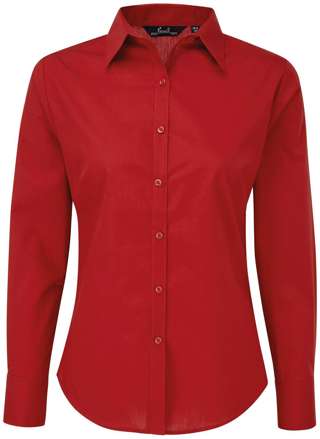 Women´s Poplin Long Sleeve Blouse XXS-2XL