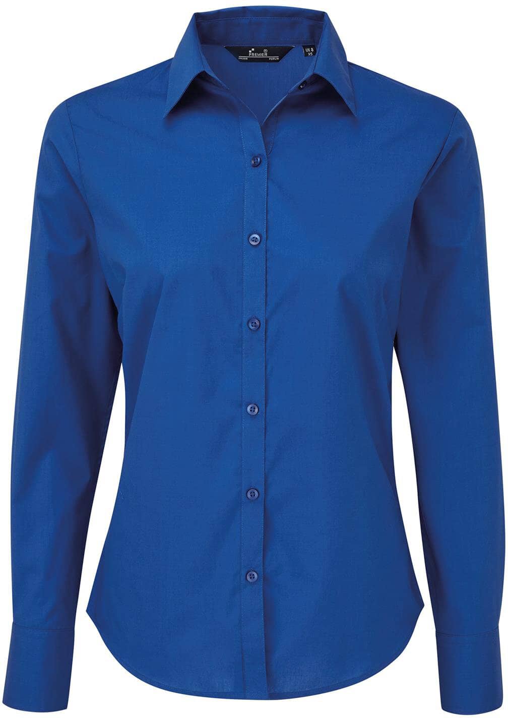 Women´s Poplin Long Sleeve Blouse XXS-2XL