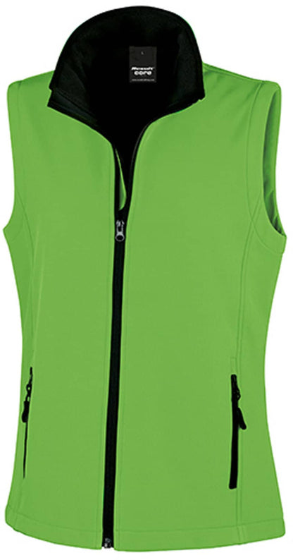 Ladies` Printable Soft Shell Bodywarmer