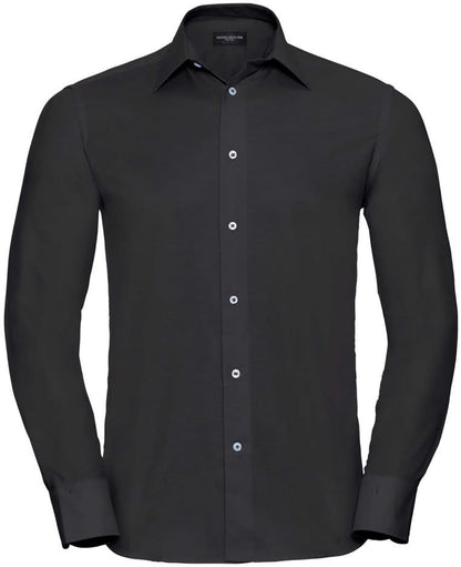 Men`s Long Sleeve Tailored Oxford Shirt