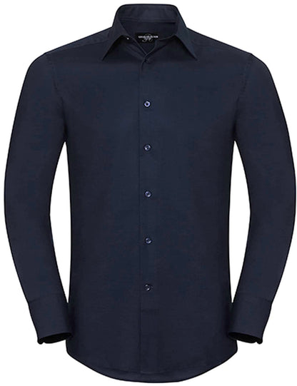 Men`s Long Sleeve Tailored Oxford Shirt