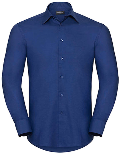 Men`s Long Sleeve Tailored Oxford Shirt